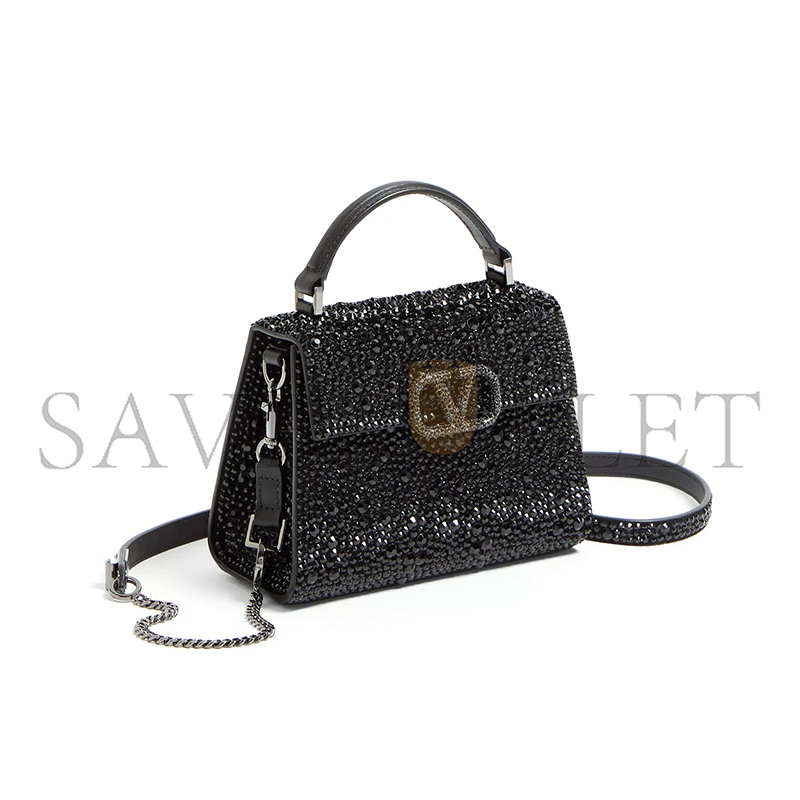 VALENTINO MINI VSLING HANDBAG WITH SPARKLING EMBROIDERY ZW2B0G97TZA_7NM (19*13*9cm)